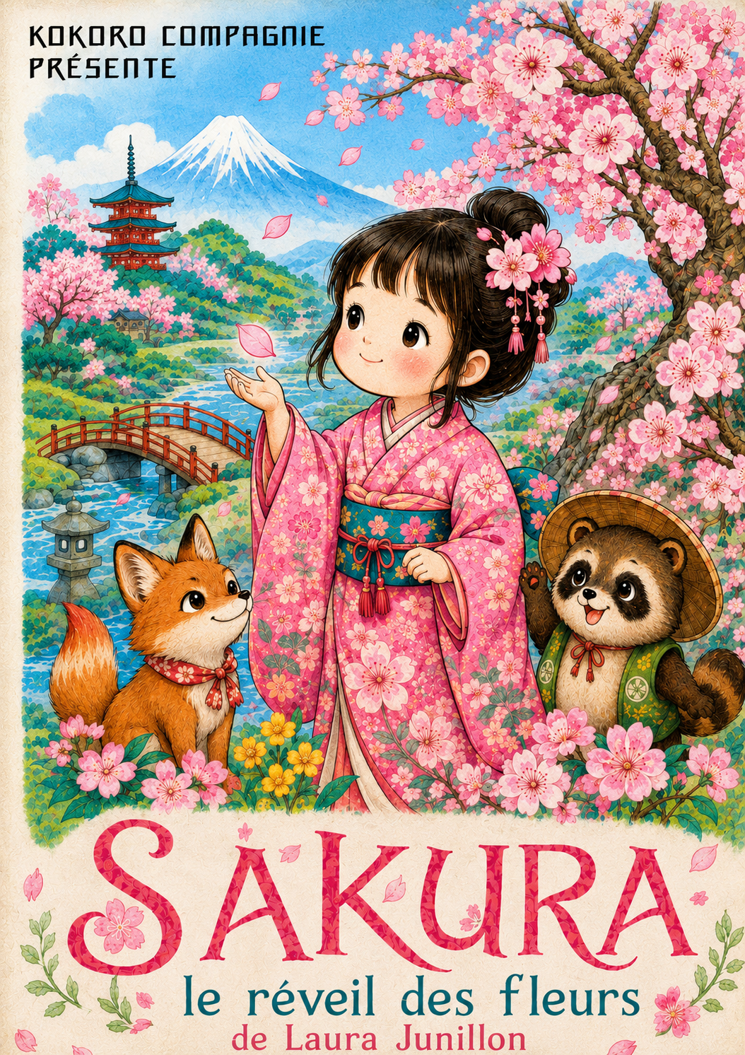 Affiche Sakura, le r&eacute;veil des fleurs